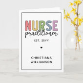 Aangepaste verpleegkundige NP Verpleegkundige Afst Kaart (Gele Bloem)