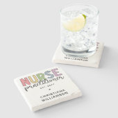 Aangepaste verpleegkundige NP Verpleegkundige Afst Stenen Onderzetter (Zijkant)