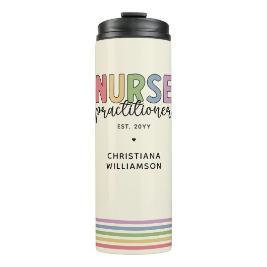 Aangepaste verpleegkundige NP Verpleegkundige Afst Thermosbeker (Voorkant)