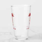 Aangepaste verpleegkundige of arts Caduceus Glas (Links)