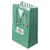 Aangepaste verpleegkundige of Doctor Small Gift Ba Klein Cadeauzakje (Achterkant Gekanteld)