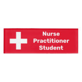 Aangepaste verpleegkundige praktijkstudent naambadge (Voorkant)