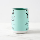 Aangepaste verpleegkundigen Bedankt Mok Naam toevo (Center)