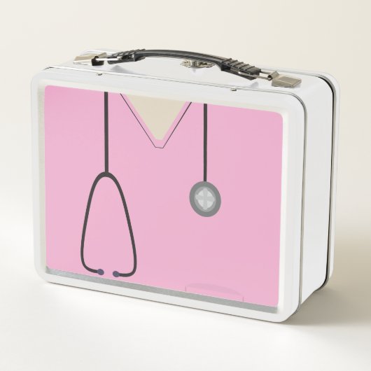 Aangepaste verpleegkundigen roze (Achterkant)