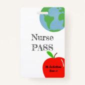 Aangepaste verpleegpas badge (Voorkant)