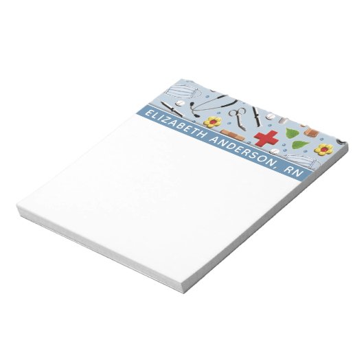 Aangepaste verpleegster notitieblok (Linkerzijde)