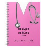 Aangepaste verpleegster notitieboek (Voorkant)