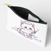 Aangepaste verpleegster poes vaardig genoeg etui (Open)