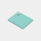 Aangepaste verpleegster Stethoscoop Medical Post-it® Notes (Schuin)