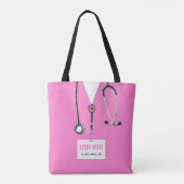 Aangepaste verpleegster tote bag (Achterkant)