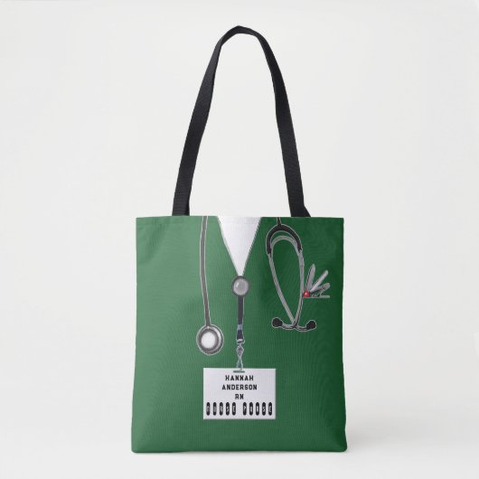 Aangepaste verpleegster tote bag (Voorkant)