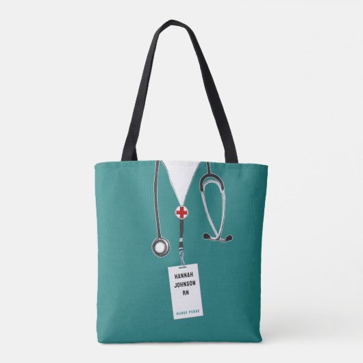 Aangepaste verpleegster tote bag (Achterkant)