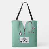 Aangepaste verpleegster tote bag (Achterkant)