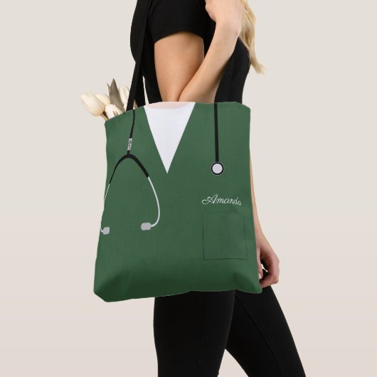 Aangepaste verpleegster tote bag (Dichtbij)
