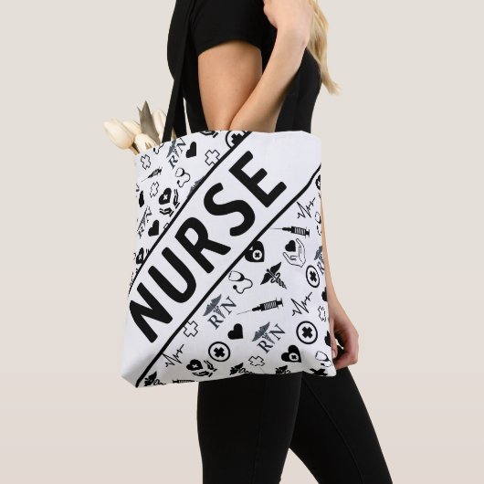 Aangepaste verpleegster tote bag (Dichtbij)
