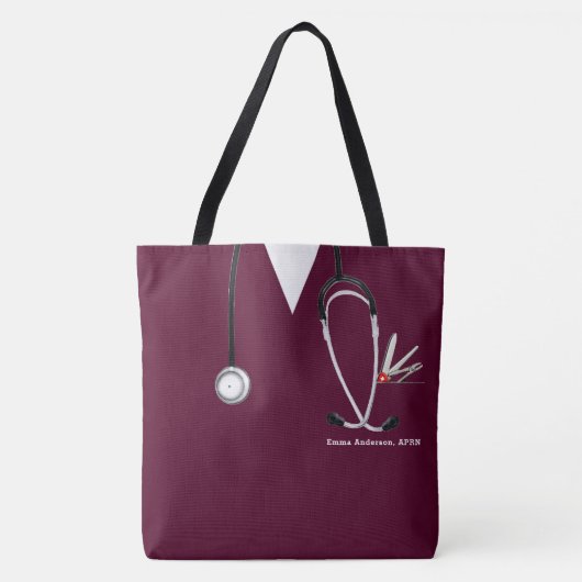Aangepaste verpleegster tote bag (Voorkant)