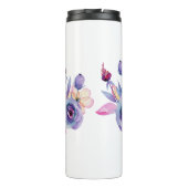 Aangepaste verpleging Floral Stethoscoop Gift Thermosbeker (Achterkant)