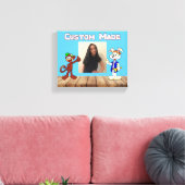 Aangepaste, verrekte canvas afdrukken (Insitu (Woonkamer))