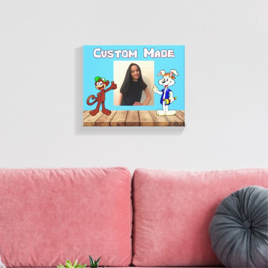 Aangepaste, verrekte canvas afdrukken (Insitu (Woonkamer))