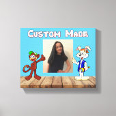 Aangepaste, verrekte canvas afdrukken (Voorkant)