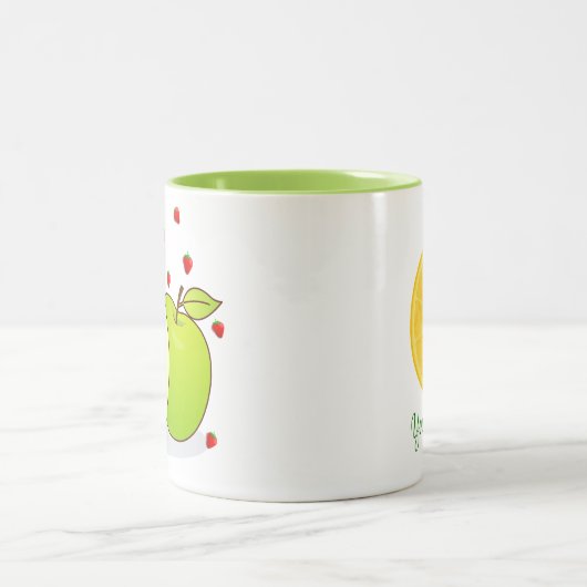 Aangepaste vers fruit Koffie Mok (Center)