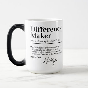 Aangepaste Verschil Maker, Cadeau voor Mentor Waar Magische Mok