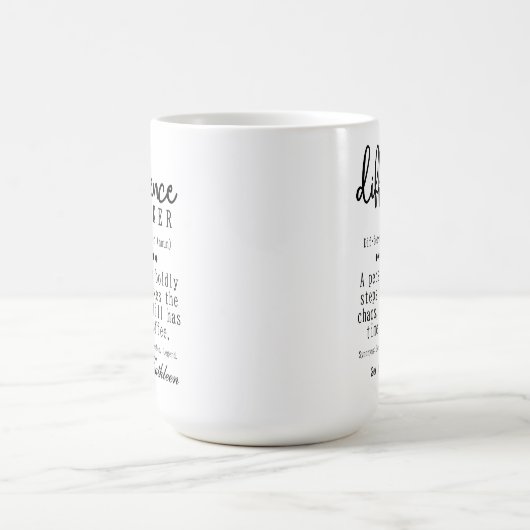 Aangepaste verschilmaker mok, Baas & Leraar cadeau Koffiemok (Center)