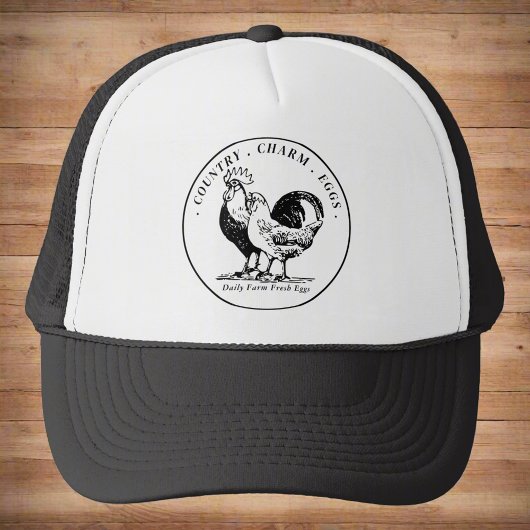Aangepaste Verse Biologische Eieren Boerderij Bedr Trucker Pet