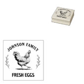 Aangepaste Verse Eieren Familie | Boerderij Hen |  Rubberstempel (Gestempeld)