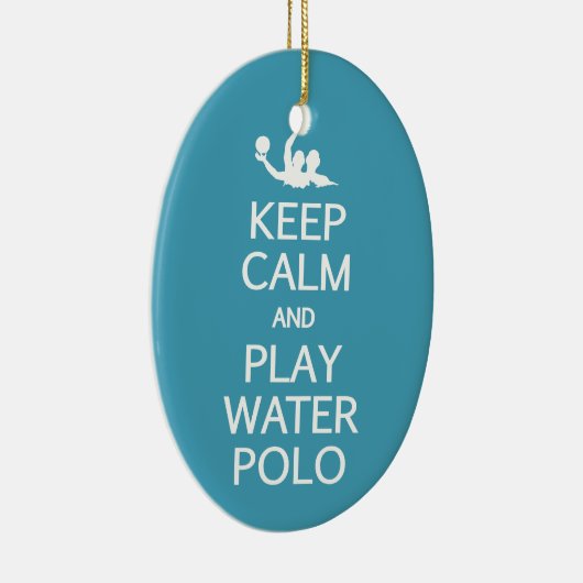 Aangepaste versiering kalm houden en water afspele keramisch ornament (Rechts)