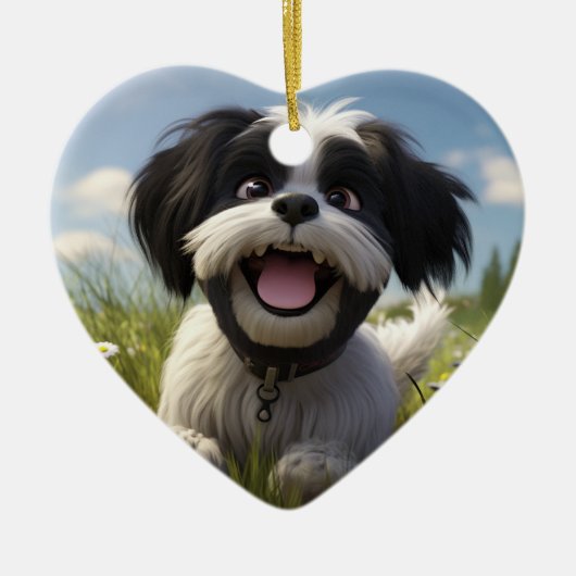 Aangepaste versiering keramisch ornament (Voorkant)