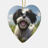 Aangepaste versiering keramisch ornament (Links)