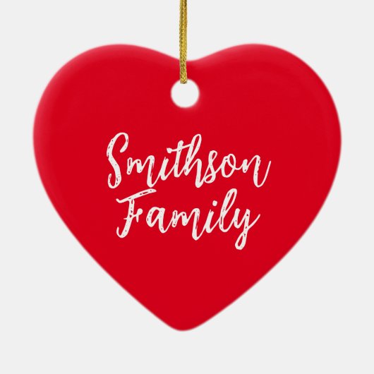 Aangepaste versiering keramisch ornament (Achterkant)