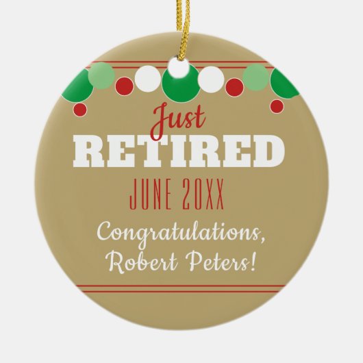 Aangepaste versiering keramisch ornament (Voorkant)