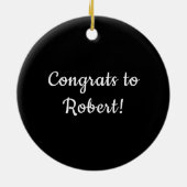 Aangepaste versiering keramisch ornament (Achterkant)