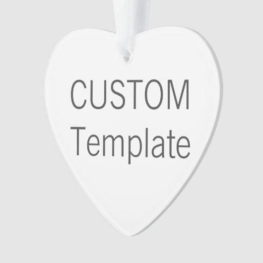 Aangepaste versiering met acrylkerst voor kerstmis ornament (voorkant)