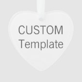 Aangepaste versiering met acrylkerst voor kerstmis ornament (voorkant)