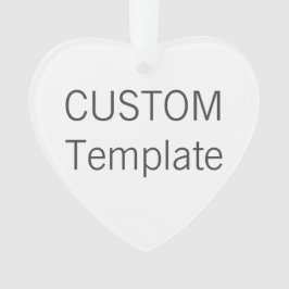 Aangepaste versiering met acrylkerst voor kerstmis ornament