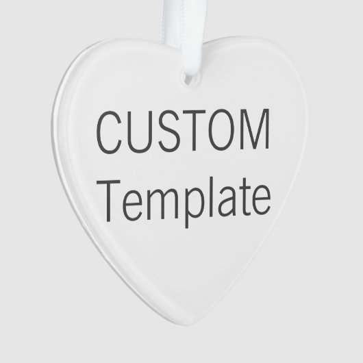 Aangepaste versiering met acrylkerst voor kerstmis ornament (voorkant)