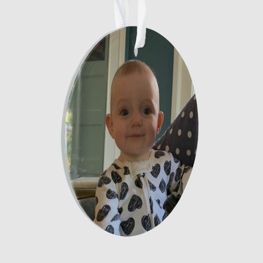 Aangepaste versiering ornament (voorkant)