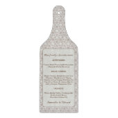 Aangepaste versiering snijraad snijplank (Voorkant)