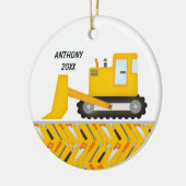 Aangepaste versiering van bouwexcavator keramisch ornament (Links)