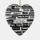 Aangepaste versiering van de Europese reiziger Keramisch Ornament (Rechts)