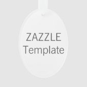 Aangepaste versiering van de kerstboom met AcrylOV Ornament (voorkant)