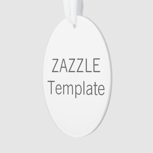 Aangepaste versiering van de kerstboom met AcrylOV Ornament (voorkant)