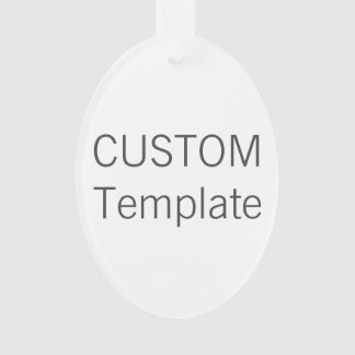 Aangepaste versiering van de kerstboom met AcrylOV Ornament