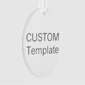 Aangepaste versiering van de kerstboom met AcrylOV Ornament (voorkant)