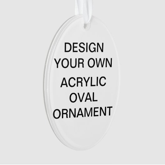 Aangepaste versiering van de kerstboom met AcrylOV Ornament (voorkant)