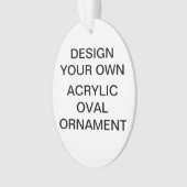 Aangepaste versiering van de kerstboom met AcrylOV Ornament (voorkant)