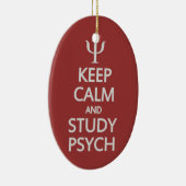 Aangepaste versiering van Psych behouden Keramisch Ornament (Rechts)